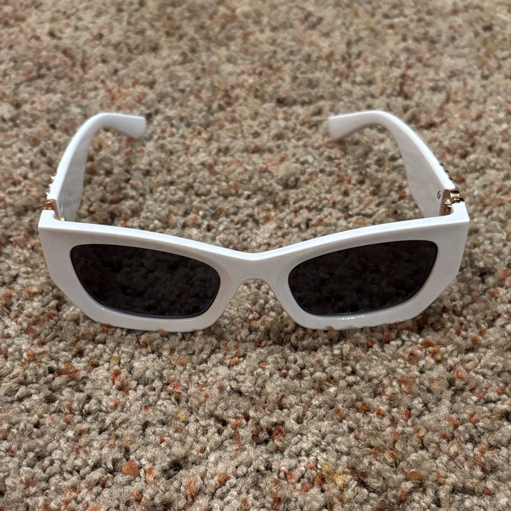 Miu Miu White Sunglasses